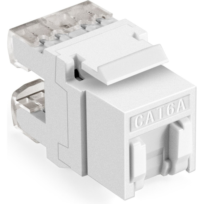Модуль-вставка Keystone Jack RJ-45 EXEGATE KJ-8P8C-U-C6A-180SH-Dual EX297264RUS