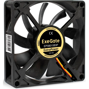 Вентилятор 12В DC EXEGATE EXTRAPOWER EP08015B3P